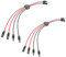 MXRPV 2 Stück Solar Y Kabel,Solar-Anschlusskabel,Y Stecker Solar,Verlängerungskabel Solarkabel Stecker,2 bis 4 Solarpanel-Anschlusskabel (2 bis 4)
