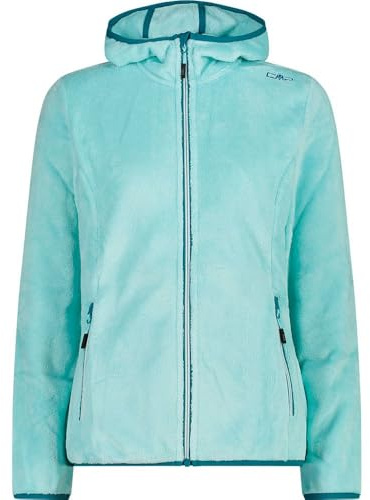 CMP Damen Giacca in Pile Highloft Da Donna Con Cappuccio Fisso Jacke