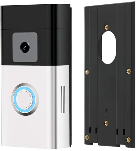 Doorbell Mount Kit for Ring Video Doorbell 1/2/3/3 Plus/4/ Battery Doorbell (2024 Release)/ (2020 Release) Wireless, No-Drill Adhesive Mounting Holder Accessories for Apartments Office Houses