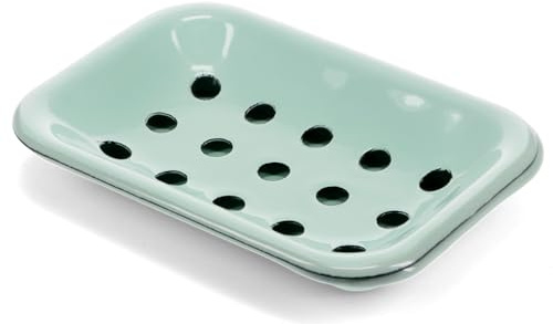 Two-Part Enamel Soap Dish in Green, picture frames, Wall Mountable Style. | picture frames, photo frames, frame, wooden photo frame, picture display, wall art mount, wooden tabletop, portrait gallery