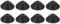 sourcing map 8Pcs Rubber Washers, M6 Rubber Conical Non-Silp Gaskets Leakage Prevent Kit for Toilet Tank to Bowl Bolts and Toilet Repairing, Black