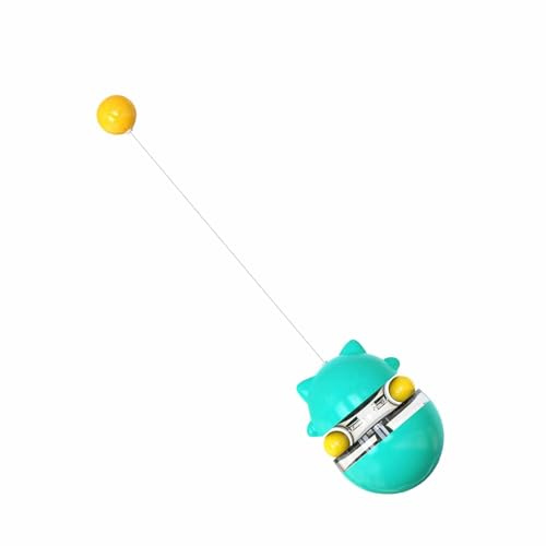 Srliya Cat Food Puzzle Ball Verbesserung der Katzeninformation Interaktive Katzenbehandlung Ball Spielzeug für Innenkatzen Kätzchen