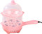 drburpily Vaporera de huevos multifuncional pequeña con tapa transparente de grado alimenticio para dormitorio y hogar, ABS, inteligente y temporizada, rosa doble la