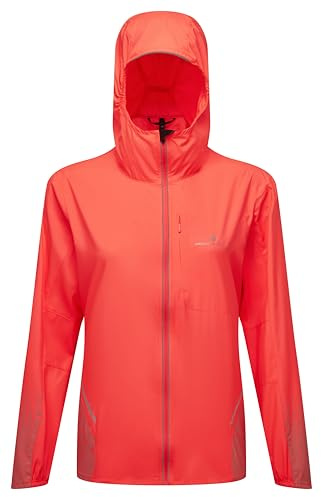 Ronhill Running, Wmn's Tech Reflect Jacket, Hot Coral/Reflect, 8