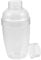 GETAJGHSD Plastic Cocktail Shaker with Strainer and Measurement Scale Versatile Mixer Cup for Cocktails Protein Shakes and Iced Plastic Drink Mixer Tool