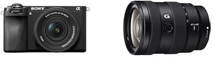 Sony Alpha 6700 Systemkamera (APS-C) mit 16–50mm II Objektiv – KI-Autofokus, 5-Achsen-Stabilisierung, 4K 120p Video, Touchscreen, ideal für Vlogging & Foto + SEL1655G