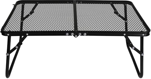 Bellushortus.eu Klappbarer Reisetisch, tragbarer Campingtisch, 60×40×26,5 cm (Schwarz 2)