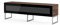 MELICONI Meuble TV, Bois Foncé/Noir, 45 x 172 x 15 cm
