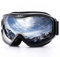 Juli Ski Goggles Winter Snow Sports Snowboard Protective Goggles with Anti Fog UV Protection Double Lens for Men Women and Youth, Schwarz/Silber(VLT 12%)