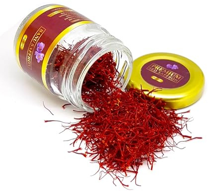 Organic Saffron Threads by Banu Saffron – Award Winning All Red Certified Organic Grade A Saffron, Premium Crocus Sativus Gourmet Spice for Tea, Rice, Paella, Risotto & Cooking - 3 Grams (0.1 oz)