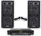 VONYX Max Dual 10 Inch Passive DJ Speakers 1500W Amplifier Set - Complete 3-Way PA Sound System for Mobile DJs, Karaoke, Club & Event Audio Setup
