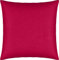 Erwin Müller Kuschelkissenbezug, Kissenhülle Single-Jersey Murnau - rot Größe 40x40 cm - bügelfrei, strapazierstark, elastisch, mit Reißverschluss