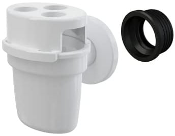 AlcaPlast AKS5 Trichter Tropfwasser Kondensat Siphon mit Kugel und Schlauchhalter | Ablauf DN50
