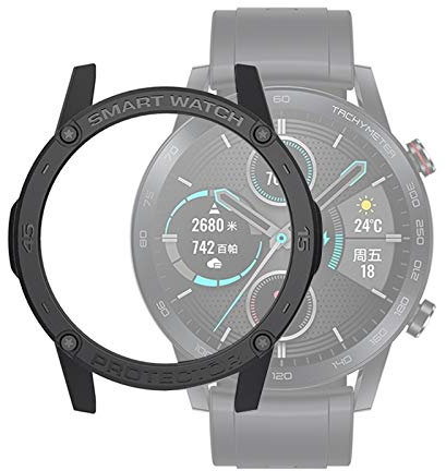 Xyamzhnn Smart Watch TPU Cas de Protection pour Huawei Honor Magic 2 46mm, Manche de Protection Ultra-Mince, Couleur: Noir, Cas de Montre