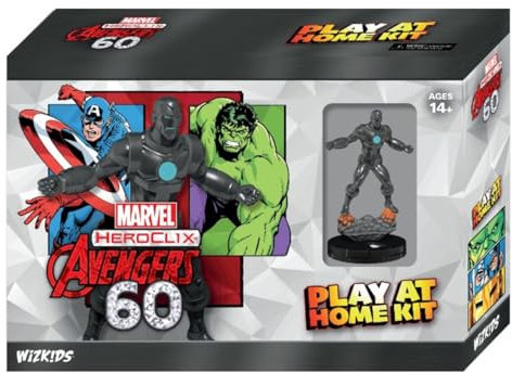 Wizkids Marvel HeroClix: Avengers 60th Anniversary Play at Home Kit - Iron Man