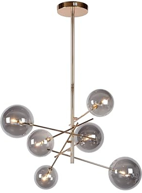 Lucide ALARA - Pendelleuchten - Ø 72 cm - LED - G4-6x1,5W 2700K - Gold