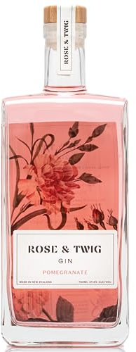 Rose & Twig Pomegranate Gin, 700ml 37.5% ABV, Hand Crafted in New Zealand