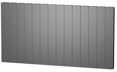 Noirot - Radiateur Électrique Fontéa Horizontal - Inertie Fonte - Chauffage Connectable - Certifié Origine France Garantie, NF - Anthracite, 2000 Watt