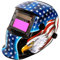 Schweißhelm, automatische Verdunkelung: BESTCLUB echte Farbe, solarbetriebene Haube mit verstellbarem Schattenbereich 4/9–13 für MIG TIG Arc Schweißermaske (Flaggenadler)