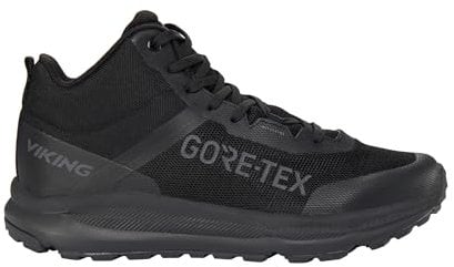 Viking Homme Stride Mid GTX M Chaussures de Marche, Noir, 45 EU
