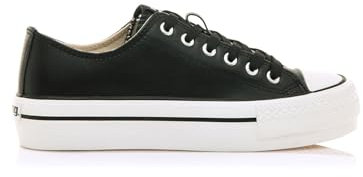 MTNG Deportivas Mujer Deportivas Bigger-X 60173 Mujer | Deportivas Casual | Cierre con Cordones | 58186 | A.P.Negro