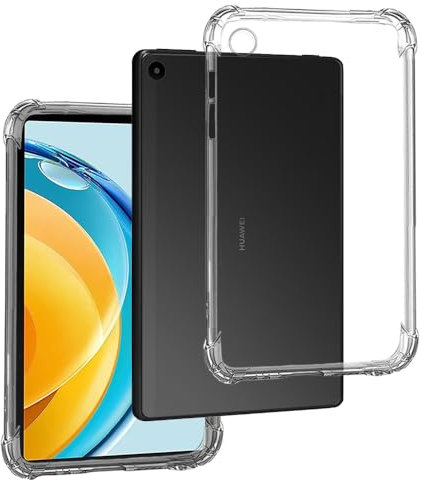 REY Funda Anti-Shock Gel Transparente para Huawei MATEPAD SE 10,4, Ultra Fina 0,33mm, Esquinas Reforzadas, Silicona TPU de Alta Resistencia y Flexibilidad