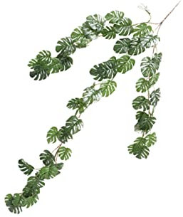 Ciieeo 2stücke Künstliche Schildkrötenblätter Ranken Pflanzen Für Wohnzimmer Esszimmer Arbeitszimmer Schlafzimmer Badezimmer Büro Galerie Öffentliche Orte