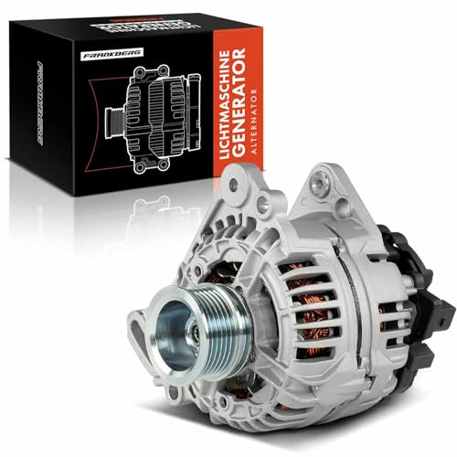 Frankberg Lichtmaschine Generator 90A Kompatibel mit Polo 9A 9N 1.4L Benzin 2001-2009 Ibiza IV 6J5 6P1 1.4L Benzin 2008-2015 Fabia II 542 1.4L Benzin 2007-2014 Replace# 0124325016