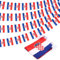 Kroatien String Flag Wimpel Banner, Kleine Mini Kroatische Flaggen Wimpelkette Banner, Nationale Landdekoration für Schule, Party, Sportveranstaltungen, Patriotisches Festival, 33 Fuß 30 Flaggen