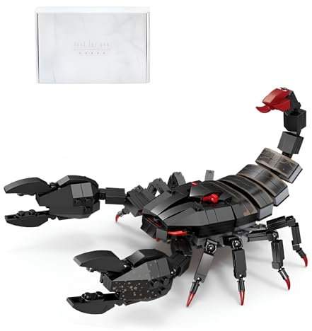 Ebortsin Skorpion Bausteine Set, Tiere Klemmbausteine, Simulation Tier Spielzeug Bausteine, Ideas Tier Bausteine Set, Geschenk für Kinder und Erwachsene, 391 Teile