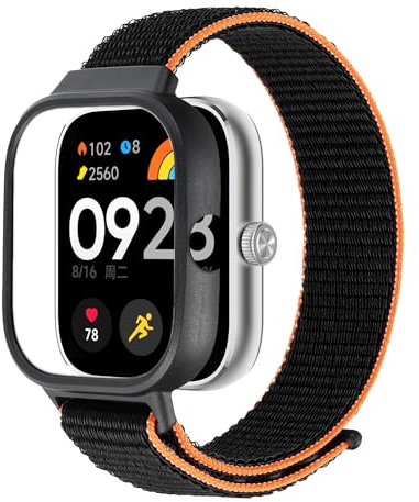 Keecuty Cinturino per Xiaomi Redmi Watch 4, Cinturino Compatibile con Xiaomi Redmi Watch 4, Nylon Cinturini Sportivo Uomini Donne Ricambio Regolabile Cinturini Compatible con Xiaomi Redmi Watch 4