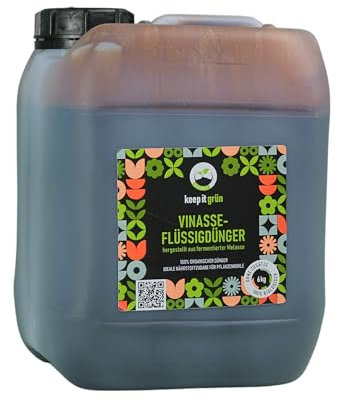 Bio Flüssigdünger (6kg) für Gemüse, Rasen, Kräuter, Obst, Zier- und Zimmerpflanzen | geeignet für Balkon, Terrasse, Garten | rein organisch und ohne Zusätze aus natürlichen Zutaten