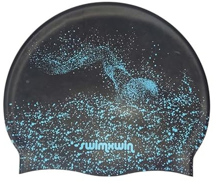 Cuffia in silicone MOON | Cuffia da Nuoto | Cuffia da Piscina | Grande Comfort e Aderenza | Arte e Nuoto