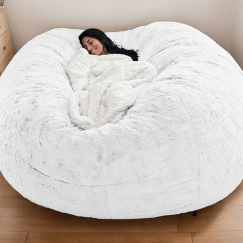 DOSYCOVUR Bean Bag Hülle Für Erwachsene Und Teenager Velours Stretch Waschbar Ohne Füllung Zipper Einfache Handhabung Für Sofa Gaming Stuhl Und Aufbewahrung,G,130 * 60cm