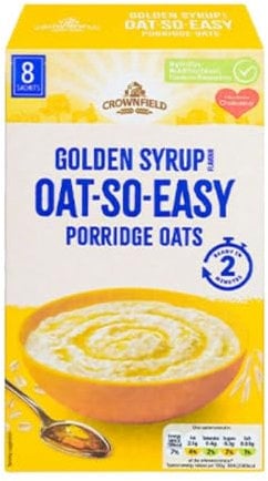 Tropical Gold Crownfield Golden Syrup Oat-So-Easy 8'S – Compatible with Oatmeal & Porridge (1)