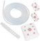 Veemoon 1 Set Charger Protector for Durable Power Adapter Cover for Scratch Drop Resistance Transparent Design for Outdoor Activities