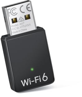 BrosTrend AX900 Mini WiFi 6 Chiavetta WiFi Linux con Ubuntu, Mint, Debian | Adattatore WiFi USB per PC Fisso Linux con Zorin, Raspberry Pi OS, Mate, Windows, ecc. Dual Band 5GHz & 2.4GHz, USB2.0, OFDMA