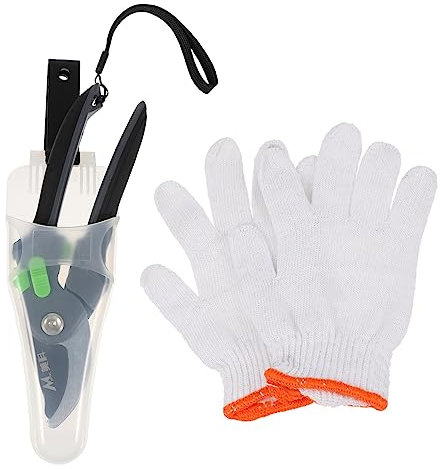 FUNOMOCYA Gartenschere Mit Ergonomischen Griffschalen Leichte Und Robuste Baumschnittwerkzeuge Stahllegierung Für Schneiden Von Obstzweigen Und Melonensetzlingen