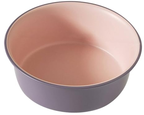 LIFKOME Plastic Wash Basin and Foot Soaking Tub Double Color Large Round Washbowl Pink Purple for Bathroom and Kitchen Use