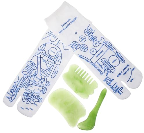 BESTYASH Druckpunktsocken Mit Akupunktur-effekt Für Damen Reflexzonen-massage-socken Aus Fußmassage-set Für Tägliche Entspannung Und Verbesserte Durchblutung