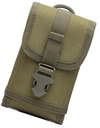 PURPLELILY Wasserdichte Handytasche, Camouflage-Muster, multifunktionale Tasche für Wandern, Camping, Herren, unverzichtbar, kompakt, Trailrunning