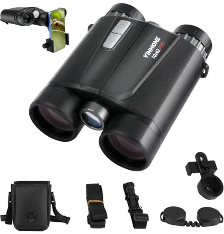 Binocolo telemetro laser 10X42 | Per caccia, 1600 m, alta potenza, distanza