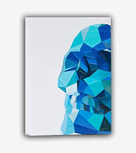 Memento Mori Playing Cards | Blau | Low-Poly Designdeck, Skull, Totenkopf-Kartenspiel, Poker-Deck, Cardistry, Zauberkarten, Premium, Optimal für Karten-Sammler, Spielkarten, Kartenspiel