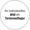 Individuell Runde Bild als Tortenaufleger 20CM - Geburtstag Tortenbild Zuckerbild Tortenplatte Oblate Kuchenzuckerplatte
