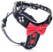 Bestia |Bowtie| Leder Brustgeschirr für Französische Bulldoggen. 100% Leder. Handgefertigt. Top Qualität