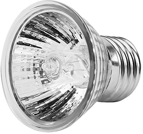 GLOGLOW Luz Acuario, 25W / 50W 220-240V Calentador de termostato Acuario lámpara lámpara Reptilian Calefacción Sun Sunbathe luz día Acuario Tortuga Acuario Lagarto Reptil acuátic(25W)
