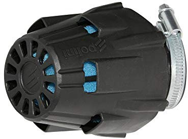 POLINI Filtro aria Blue air Box phbh Nero Fissaggio gomito 30° Diam 46 (203.0097)