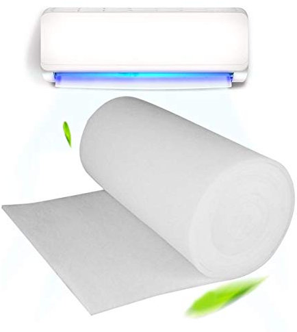 Rlorie Filtro De Aire Acondicionado - 100 Cm X 100 Cm X 3 Mm Filtro De Aire con Carbón Activado Purificador De Agua Prefiltro Polvo, 3 Mm De Espesor Noble