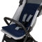 Babysanity® Morbido Riduttore Copri Passeggino Universale Materassino Neonato Soffice Imbottitura Rivestimento Spugna Di Cotone 100% con Bordatura - Made in Italy - (Blu)