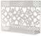 ZIRAN Serviette en Métal Serviette Titulaire Distributeur Papier Porte-Mouchoirs Home Party Table Décor Papier Porte-Serviettes Blanc